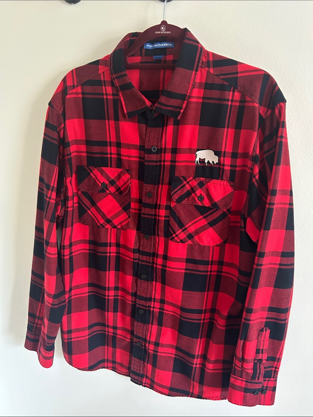 Buffalo Men’s Red & Black Plaid Flannel